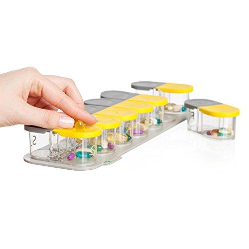 Algopix Similar Product 3 - Sagely Smart Weekly Pill Organizer 