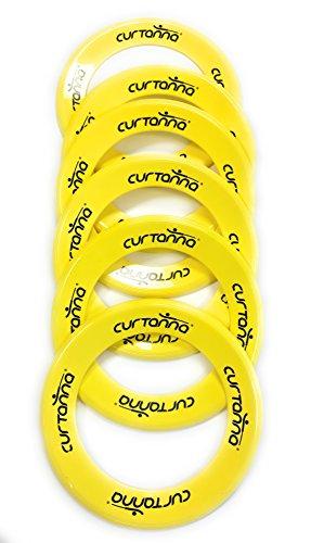Algopix Similar Product 10 - Curtanna Fun Flying Disk Hoops Set of 6