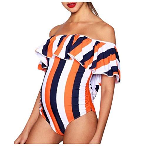 Algopix Similar Product 6 - Maternity Swimsuit One Piece Flounced