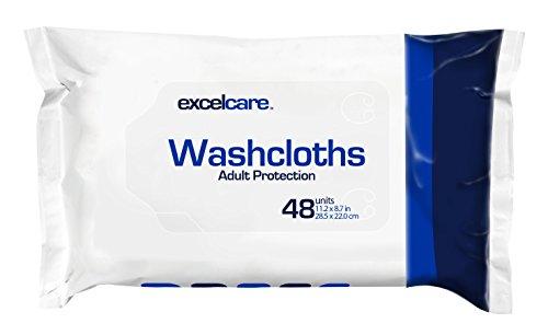 Algopix Similar Product 8 - Disposable Washcloths by Excelcare 