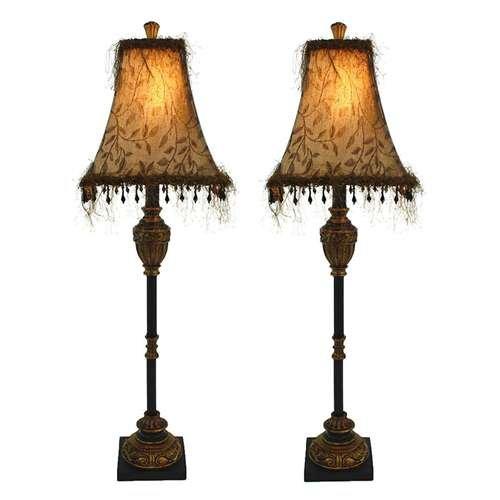 Algopix Similar Product 6 - Aspire Emelia Buffet Lamp Set of 2