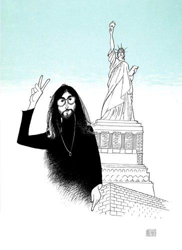 Algopix Similar Product 5 - Al Hirschfelds THE BEATLES JOHN