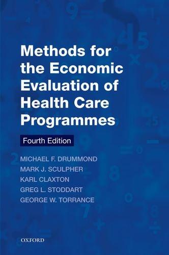 Algopix Similar Product 5 - Methods for the Economic Evaluation of