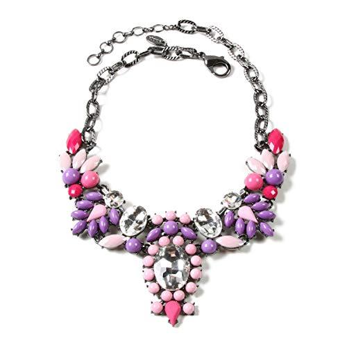 Algopix Similar Product 13 - Amrita Singh Sophia Necklace Pink/Purple