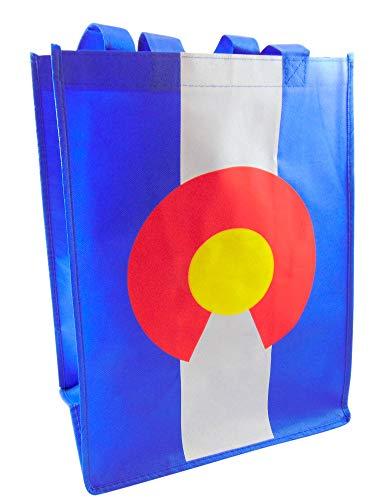 Algopix Similar Product 17 - Colorado State Flag Tote Bag Nylon