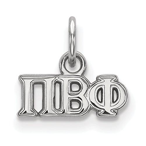 Algopix Similar Product 15 - Sterling Silver LogoArt Phi Mu XS