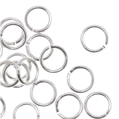 Algopix Similar Product 2 - Beadaholique Silver Plated Open 4mm