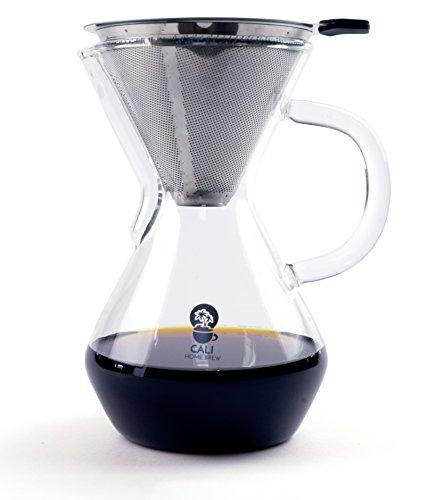 Algopix Similar Product 7 - Cali Home Brew Pour Over Coffee Maker 