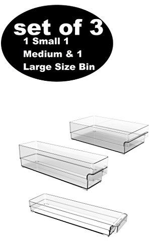 Algopix Similar Product 6 - Ybmhome Fridge Freezer Organizer Bins