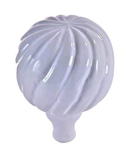 Algopix Similar Product 15 - Dalvento Small Parisian Finial White