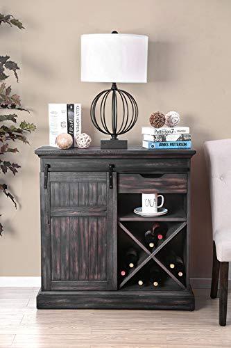 Algopix Similar Product 3 - Benzara BM183607 Wooden Wine Cabinet