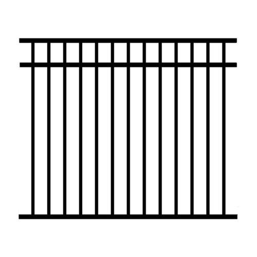 Algopix Similar Product 3 - Jerith 54 x 72 in Black Unassembled