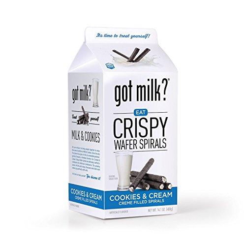 Algopix Similar Product 15 - got milk Crispy Wafer Spirals Cookies
