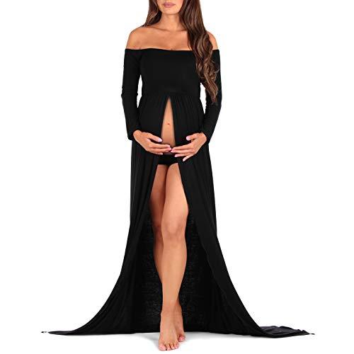 Algopix Similar Product 9 - Off Shoulder Maternity Gown for Photo
