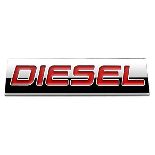 Algopix Similar Product 19 - Red LetterDiesel Logo Metal Decal
