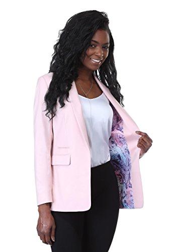 Algopix Similar Product 18 - DC Comics Womens Pink Boyfriend Blazer