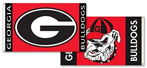 Algopix Similar Product 16 - NCAA Georgia Bulldogs 2Sided Flag with