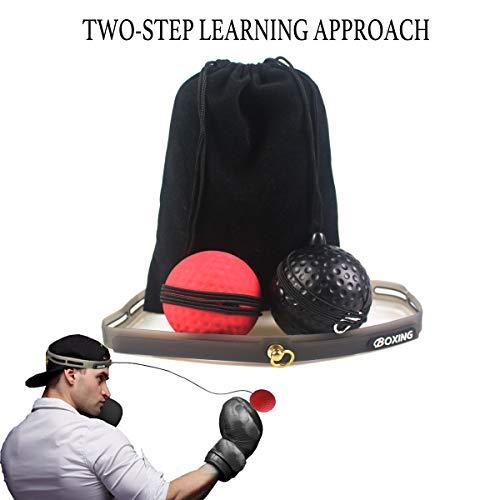 Algopix Similar Product 11 - Frelaxy Boxing Reflex Ball 2