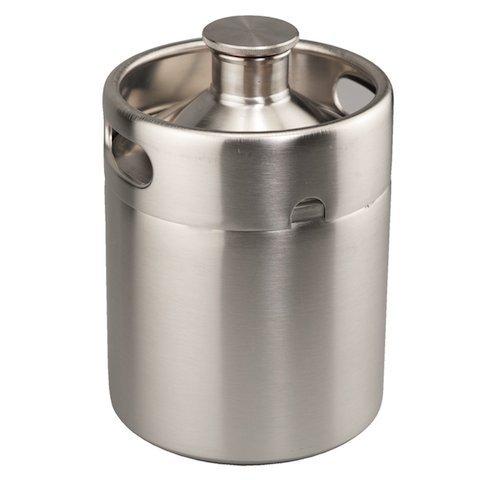 Algopix Similar Product 19 - Stainless Steel Mini Keg Growler