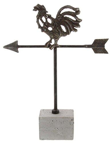 Algopix Similar Product 19 - Benzara Antiqued Metal Cement Rooster