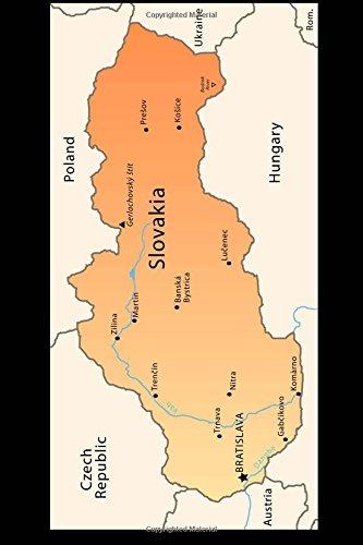 Algopix Similar Product 2 - Map of Slovakia Journal 150 page lined