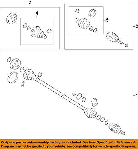 Algopix Similar Product 19 - Volkswagen 1K0 407 271 BP, CV Axle Shaft