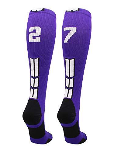 Algopix Similar Product 19 - MadSportsStuff Player Id Number Socks
