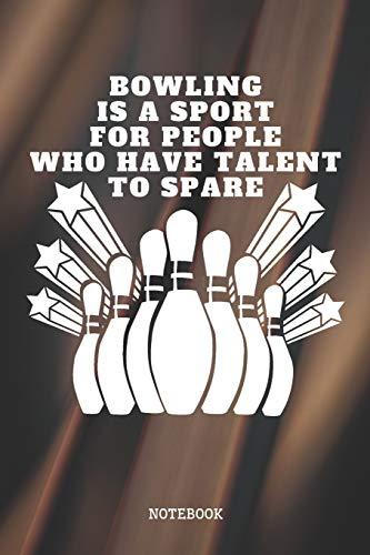 Algopix Similar Product 2 - Notebook Bowling Game Training Quote 