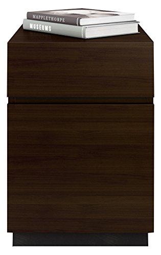 Algopix Similar Product 20 - Furnitech 2 Drawer Contemporary Walnut