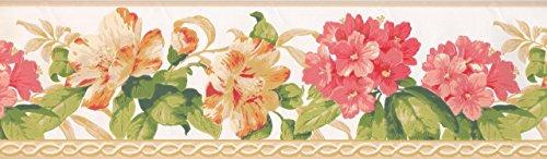 Algopix Similar Product 1 - Hot Pink Yellow Flowers Green BA4630B