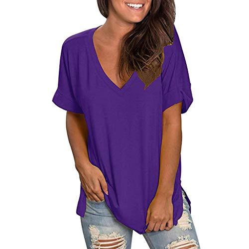 Algopix Similar Product 3 - Womens Tops Short Sleeve V Neck T