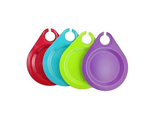 Algopix Similar Product 6 - Eco Bamboo Wine Party Plates