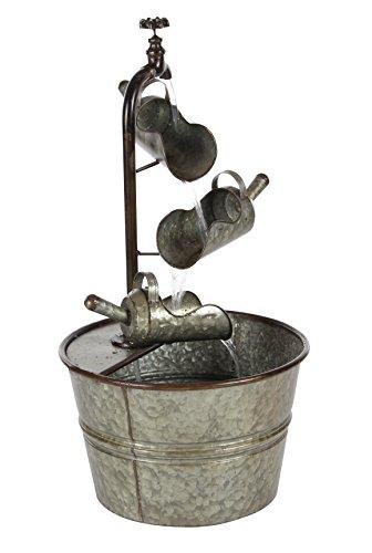 Algopix Similar Product 12 - Benzara Winsome Metal Water Fountain
