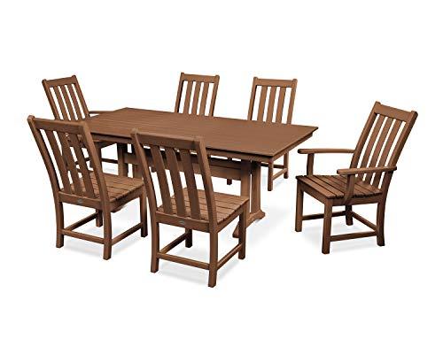 Algopix Similar Product 3 - POLYWOOD Vineyard 7Piece Farmhouse