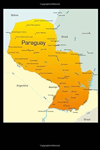Algopix Similar Product 14 - Map of Paraguay Journal 150 page lined
