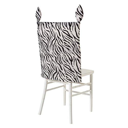 Algopix Similar Product 7 - Zebra Print Chair Covers Party