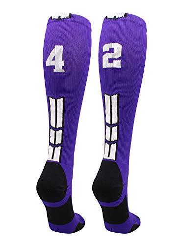 Algopix Similar Product 19 - MadSportsStuff Player Id Number Socks