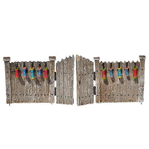 Algopix Similar Product 1 - Miniature Fairy Garden Planter Gate