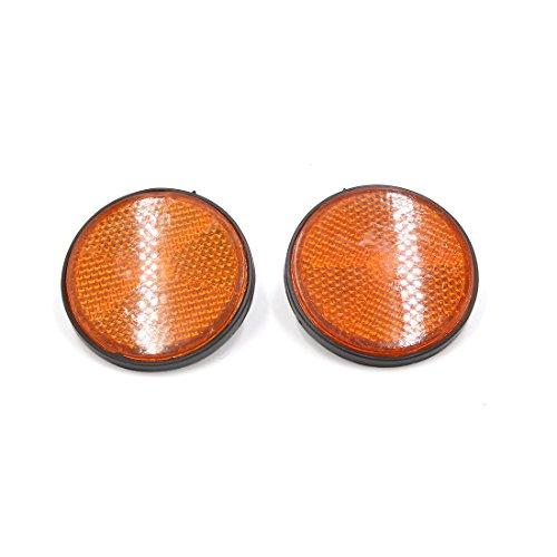 Algopix Similar Product 15 - uxcell 2 Pcs 56mm Dia Orange Black