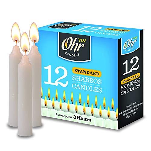 Algopix Similar Product 13 - Ner Mitzvah Shabbat Candles 