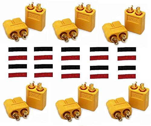 Algopix Similar Product 19 - Finware XT60 XT60 6 Pair Connectors