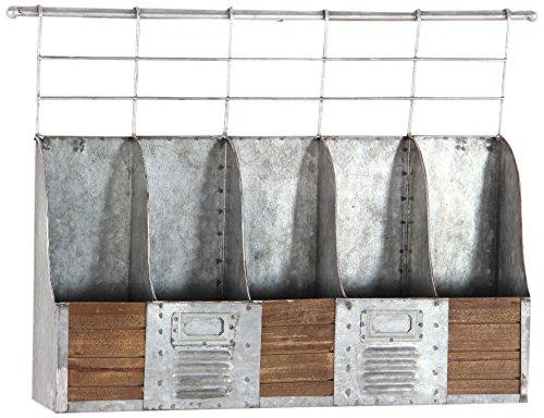 Algopix Similar Product 8 - Benzara Debilitated Metal Wood Wine