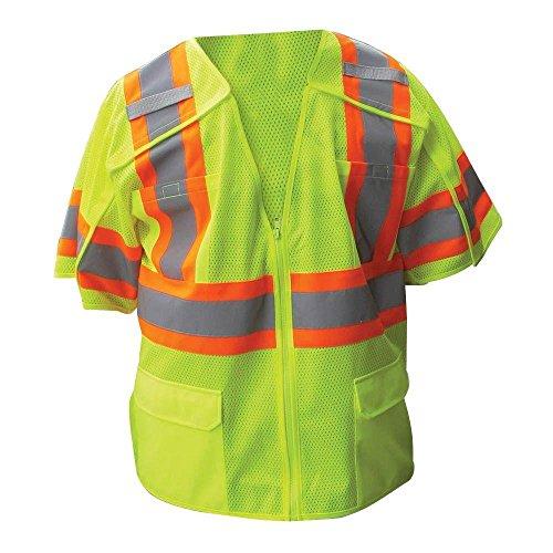 Algopix Similar Product 16 - Class 3 Size XLarge Lime Poly Mesh