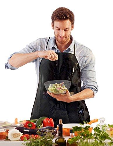 Algopix Similar Product 9 - PVC Black Waterproof Apron (30" x 24")