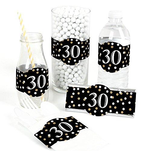 Algopix Similar Product 12 - Adult 30th Birthday  Gold  DIY Party