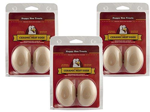 Algopix Similar Product 3 - Happy Hen Treats Ceramic Nest Eggs