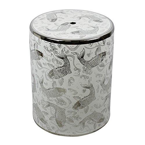 Algopix Similar Product 2 - Benzara Ceramic with Koi Motif Garden