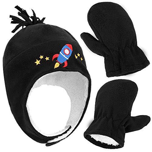 Algopix Similar Product 7 - Boys Sherpa Lined Rocketship