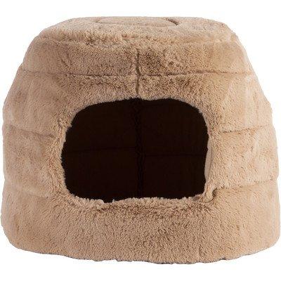 Algopix Similar Product 4 - Pet 2in1 Honeycomb Hut Cuddler in Fur