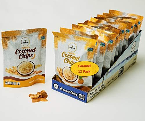Algopix Similar Product 17 - Coconut Chips Nome 12 Pack Caramel 